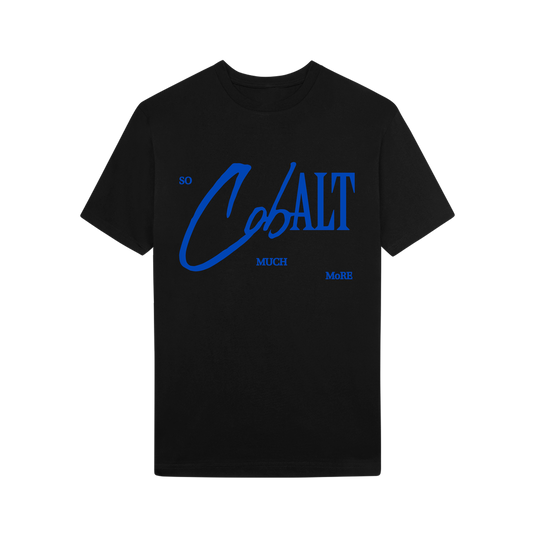 Cobalt Black Tee